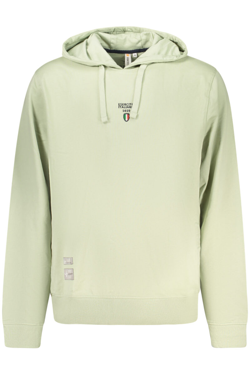 MILITARY ACADEMY Herren Sweatshirt mit Reißverschluss grün