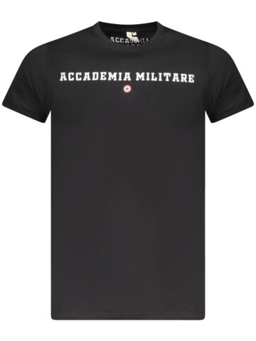 MILITARY ACADEMY PÁNSKÉ ČERNÉ TRIČKO S KRÁTKÝM RUKÁVEM
