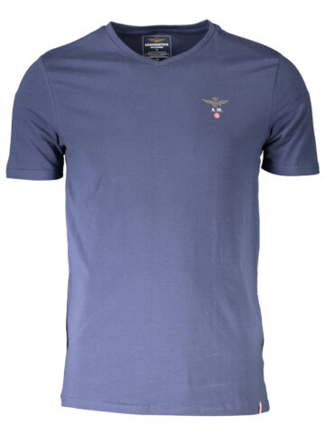 PÁNSKÉ MODRÉ OUTDOOROVÉ TRIČKO AERONAUTICA MILITARE