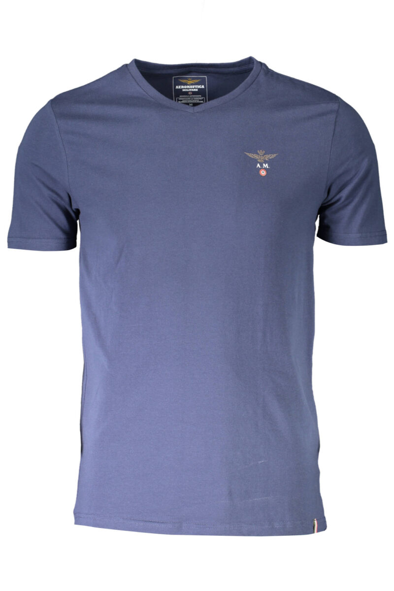 PÁNSKÉ MODRÉ OUTDOOROVÉ TRIČKO AERONAUTICA MILITARE