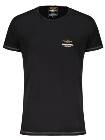 AERONAUTICA MILITARE PÁNSKÉ OUTDOOROVÉ TRIČKO ČERNÉ