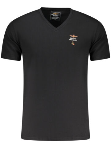 PÁNSKÉ ČERNÉ TRIČKO AERONAUTICA MILITARE