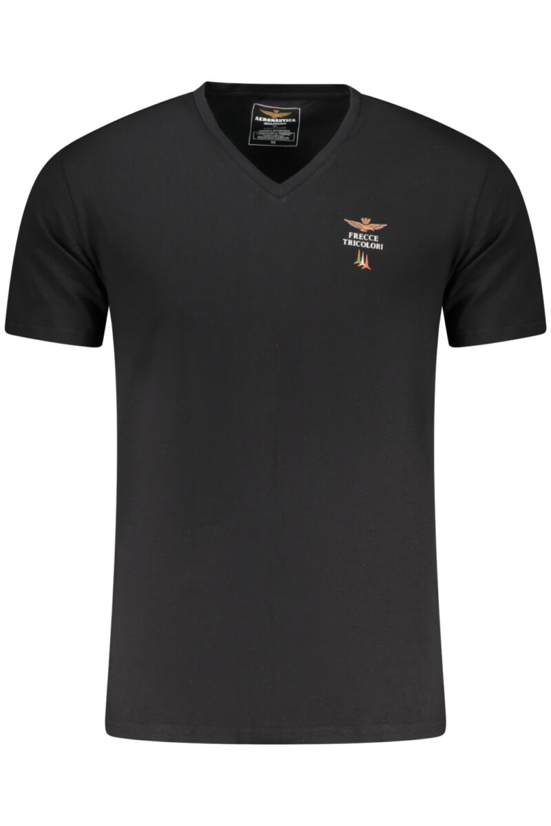 PÁNSKÉ ČERNÉ TRIČKO AERONAUTICA MILITARE