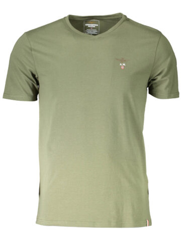 AERONAUTICA MILITARE Zelený mužský trikot Outdoor