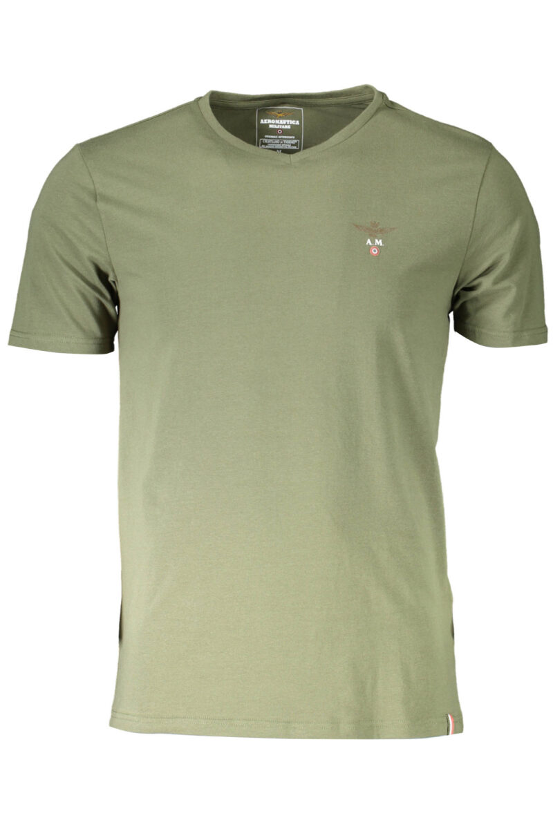 AERONAUTICA MILITARE Zelený mužský trikot Outdoor
