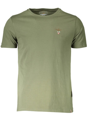 AERONAUTICA MILITARE Zelený mužský trikot Outdoor