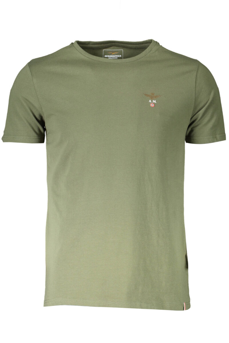 AERONAUTICA MILITARE Zelený mužský trikot Outdoor