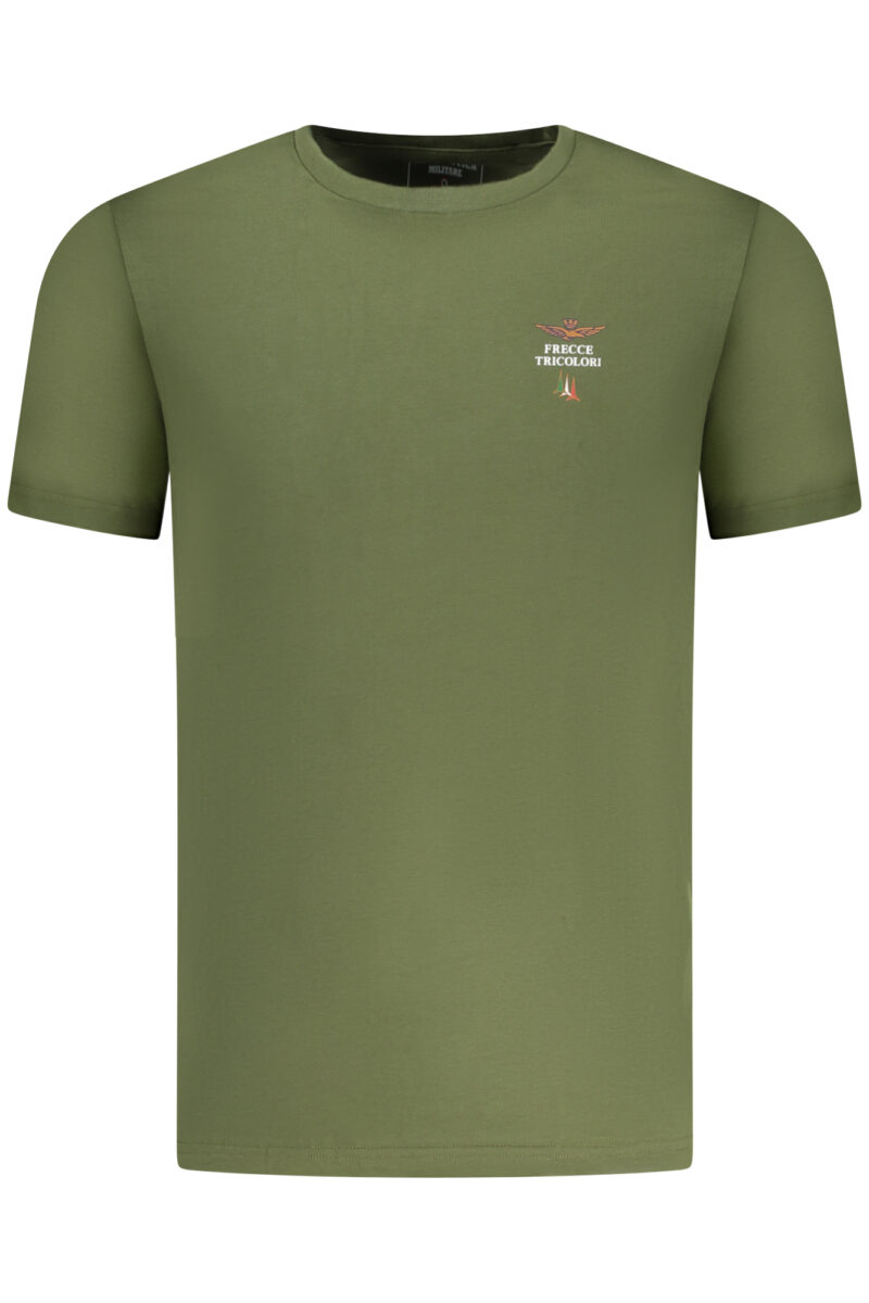 PÁNSKÉ ZELENÉ OUTDOOROVÉ TRIČKO AERONAUTICA MILITARE
