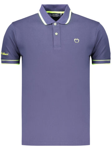 KISSES & HUGS HERREN POLOSHIRT KURZARM BLAU