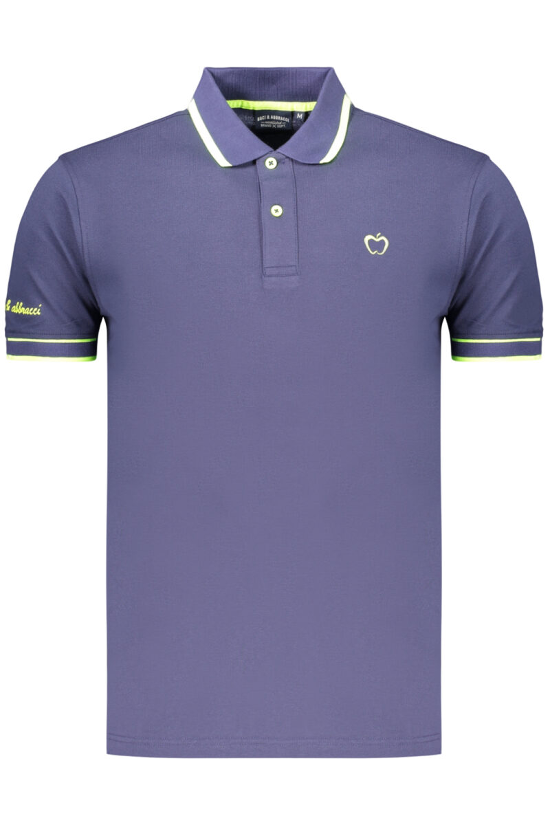 KISSES & HUGS HERREN POLOSHIRT KURZARM BLAU