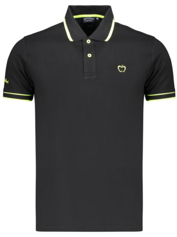 KISSES & HUGS PÁNSKÉ POLO S KRÁTKÝM RUKÁVEM ČERNÉ