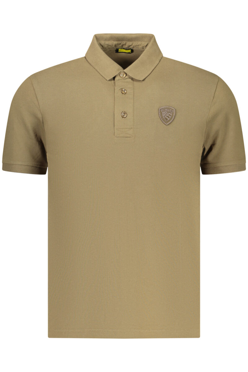 BLAUER APPAREL PÁNSKÁ POLO KOŠILE S KRÁTKÝM RUKÁVEM, ZELENOU