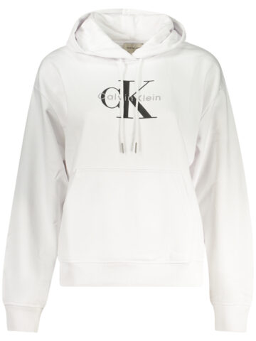 CALVIN KLEIN DÁMSKÁ MIKINA BEZ ZIPU BÍLÁ