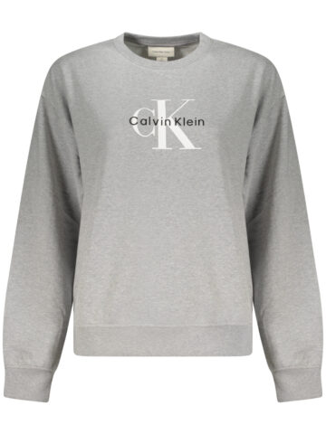 CALVIN KLEIN MIKINA BEZ ZIPU PRO ŽENY ŠEDÁ