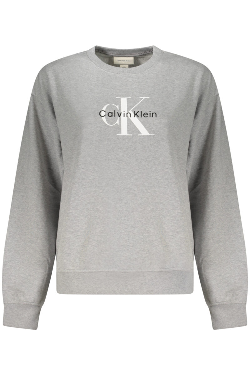 CALVIN KLEIN MIKINA BEZ ZIPU PRO ŽENY ŠEDÁ
