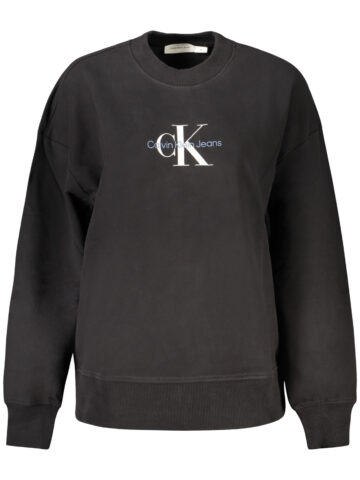 ŽENSKÁ MIKINA BEZ ZIPU CALVIN KLEIN ČERNÁ