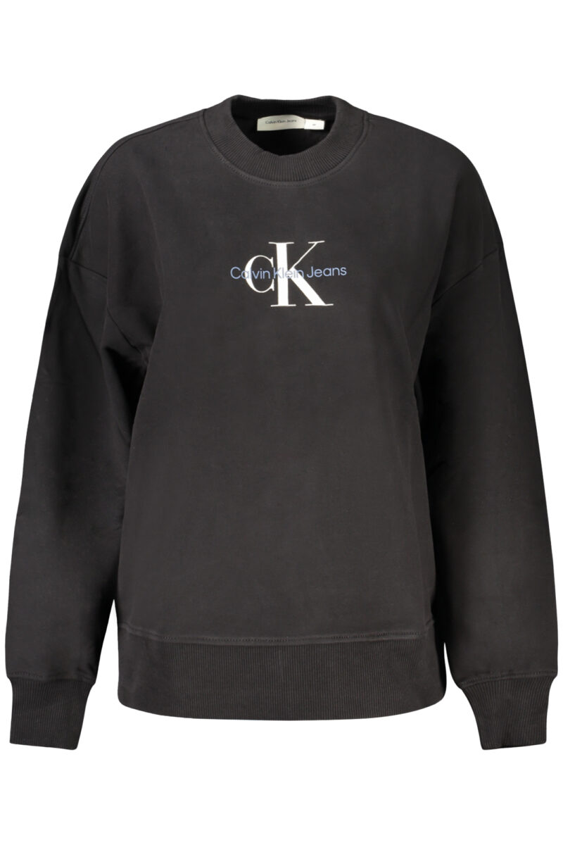 ŽENSKÁ MIKINA BEZ ZIPU CALVIN KLEIN ČERNÁ