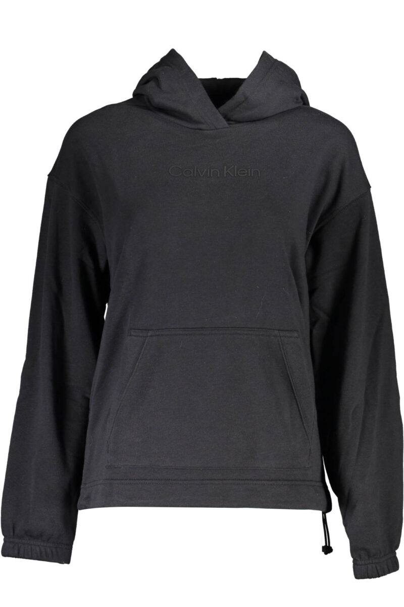 ČERNÁ MIKINA BEZ ZIPU PRO ŽENY CALVIN KLEIN