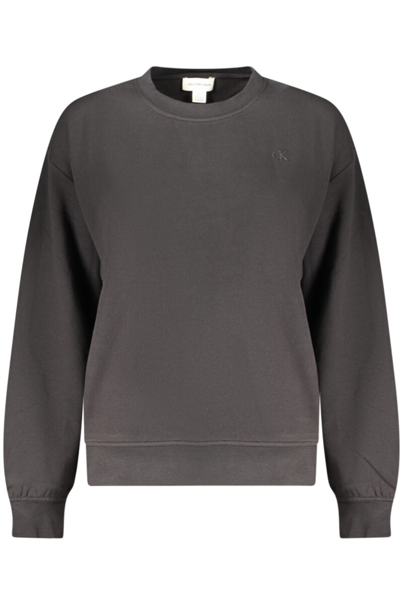 ČERNÁ MIKINA S KAPUCÍ A ZIPEM PRO ŽENY OD ZNAČKY CALVIN KLEIN