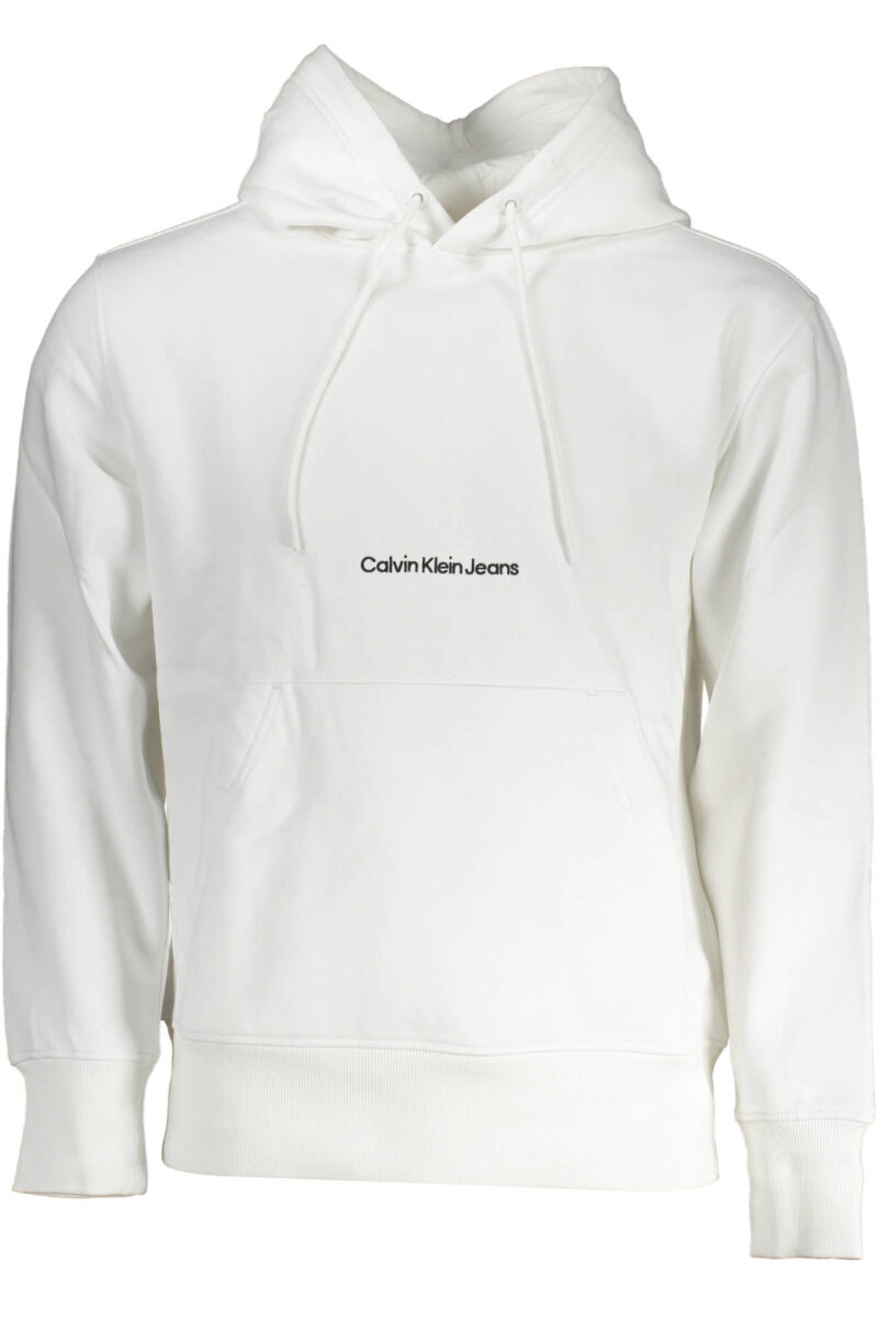 CALVIN KLEIN BÍLÁ PÁNSKÁ MIKINA BEZ ZIPU