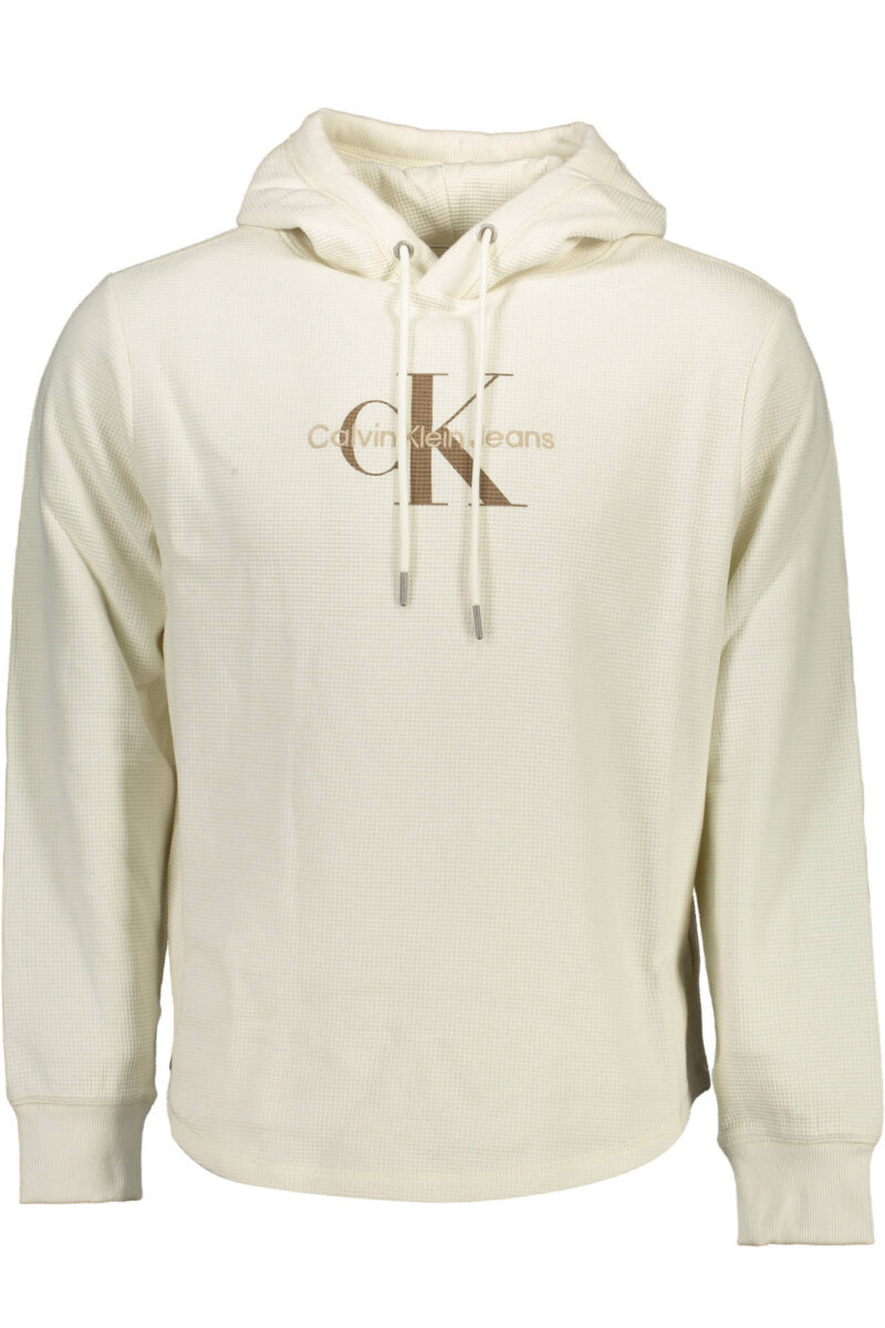 BÍLÁ PÁNSKÁ MIKINA BEZ ZIPU CALVIN KLEIN