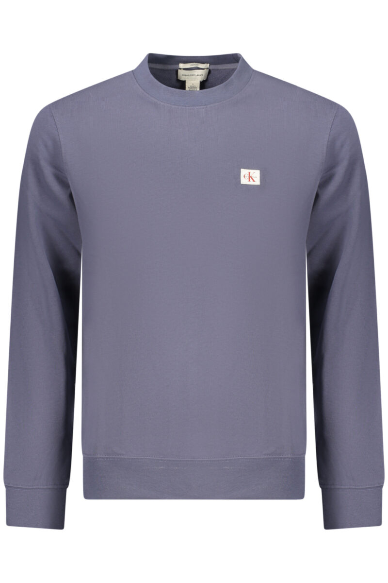MODRÝ MIKINA S KAPUCÍ A ZIPEM PRO MUŽE OD CALVIN KLEIN