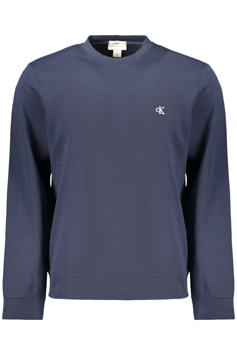 MODRÝ MIKINA S KAPUCÍ A ZIPEM PRO MUŽE OD CALVIN KLEIN