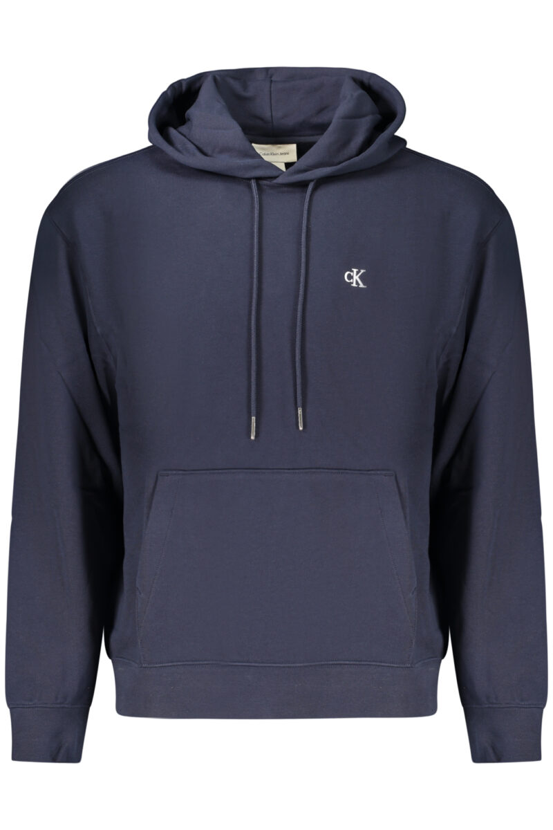 CALVIN KLEIN PÁNSKÁ MIKINA BEZ ZIPU MODRÁ