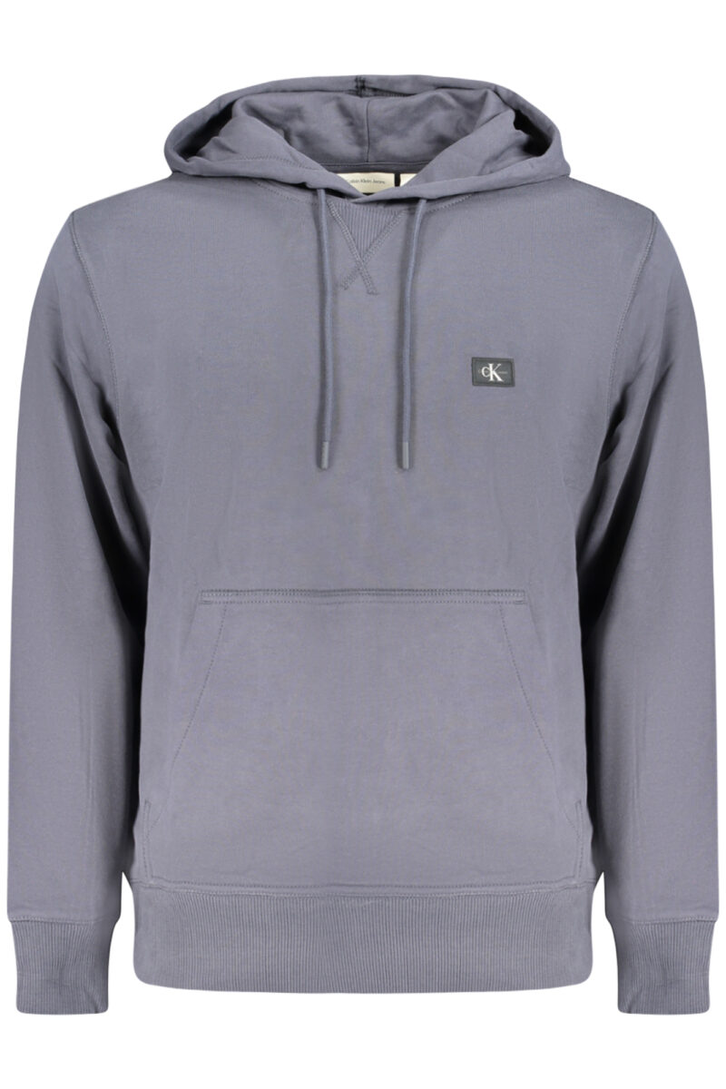 PÁNSKÁ MODRÁ MIKINA BEZ ZIPU CALVIN KLEIN