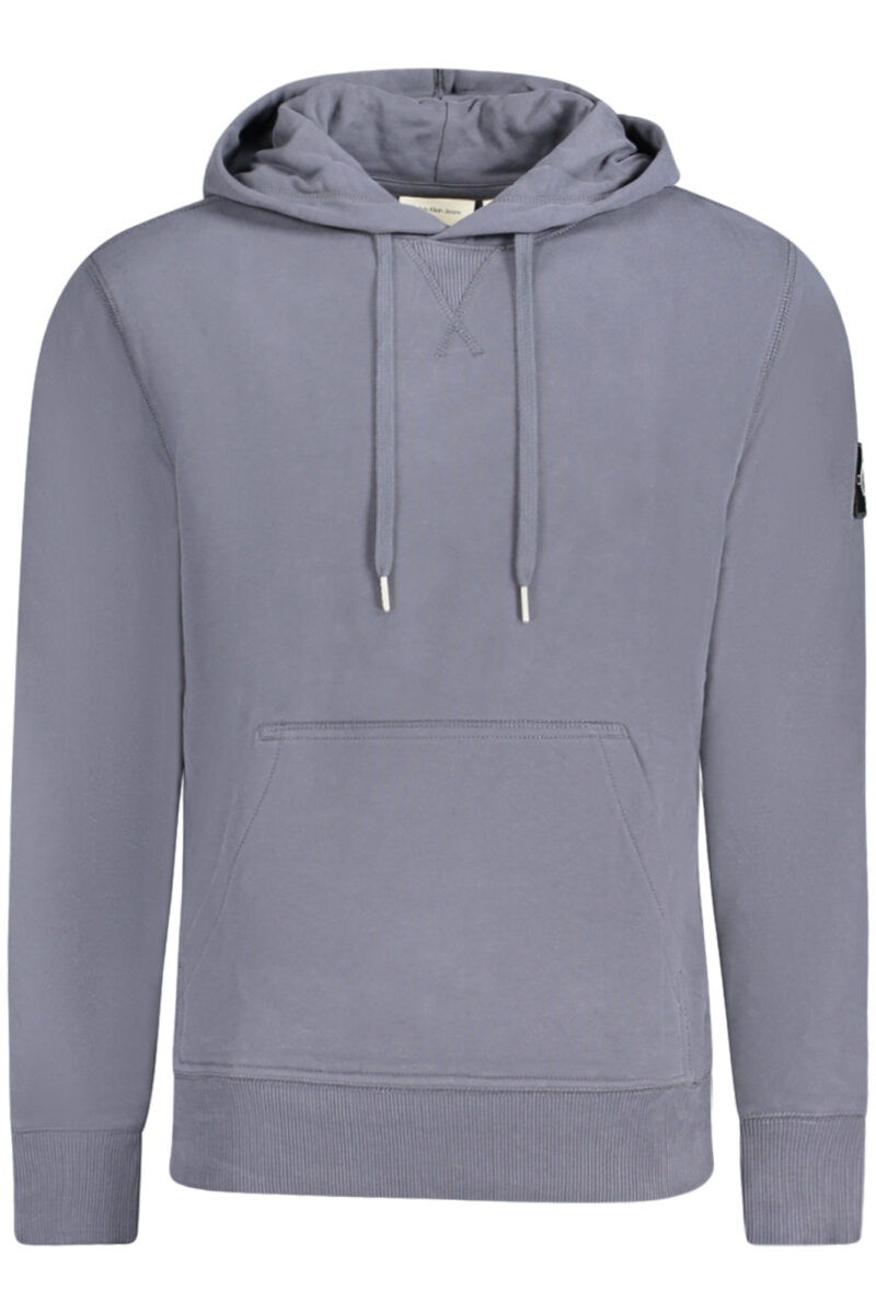 PÁNSKÁ MIKINA BEZ ZIPU CALVIN KLEIN MODRÁ