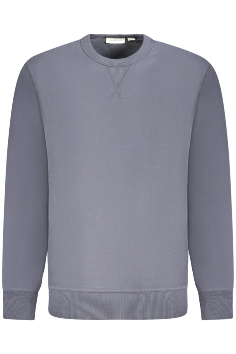 CALVIN KLEIN SWEATSHIRT WITHOUT ZIP MEN MODRÝ