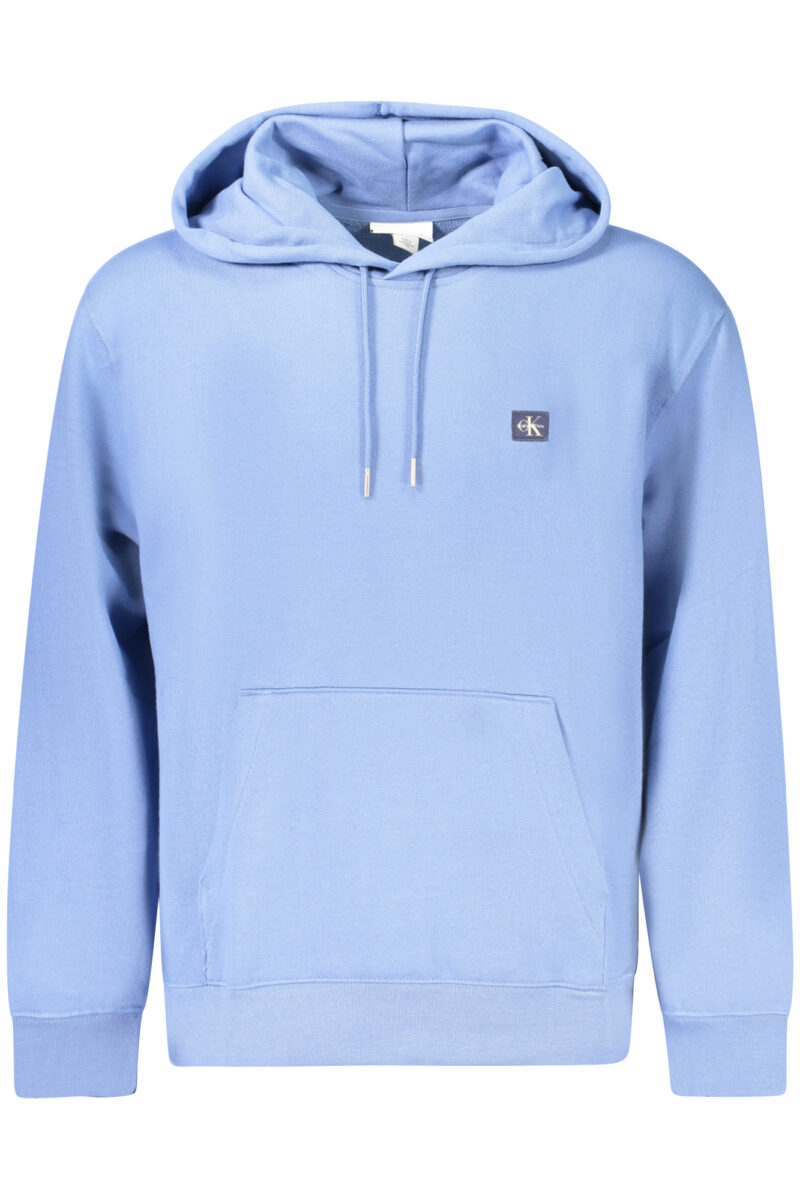 PÁNSKÁ MIKINA BEZ ZIPU CALVIN KLEIN MODRÁ