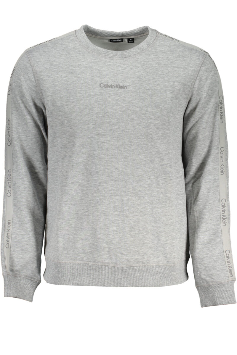 CALVIN KLEIN PÁNSKÁ MIKINA BEZ ZIPU ŠEDÁ