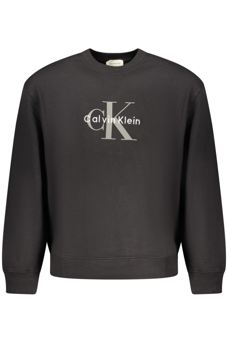 CALVIN KLEIN PÁNSKÁ MIKINA BEZ ZIPU ČERNÁ