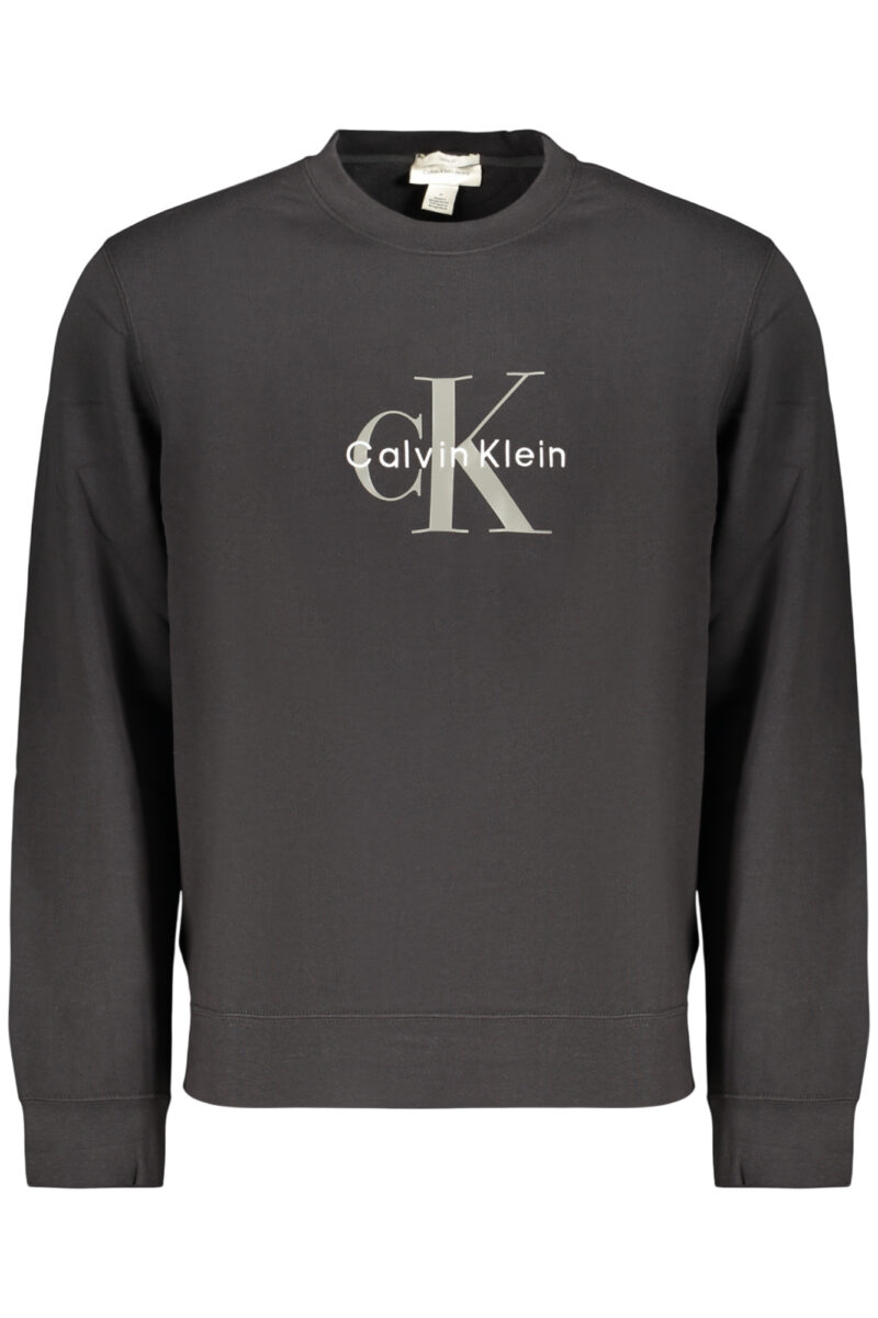 CALVIN KLEIN PÁNSKÁ MIKINA BEZ ZIPU ČERNÁ
