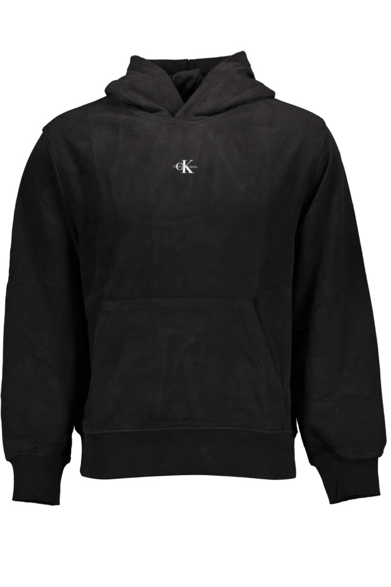 CALVIN KLEIN PÁNSKÁ MIKINA BEZ ZIPU ČERNÁ