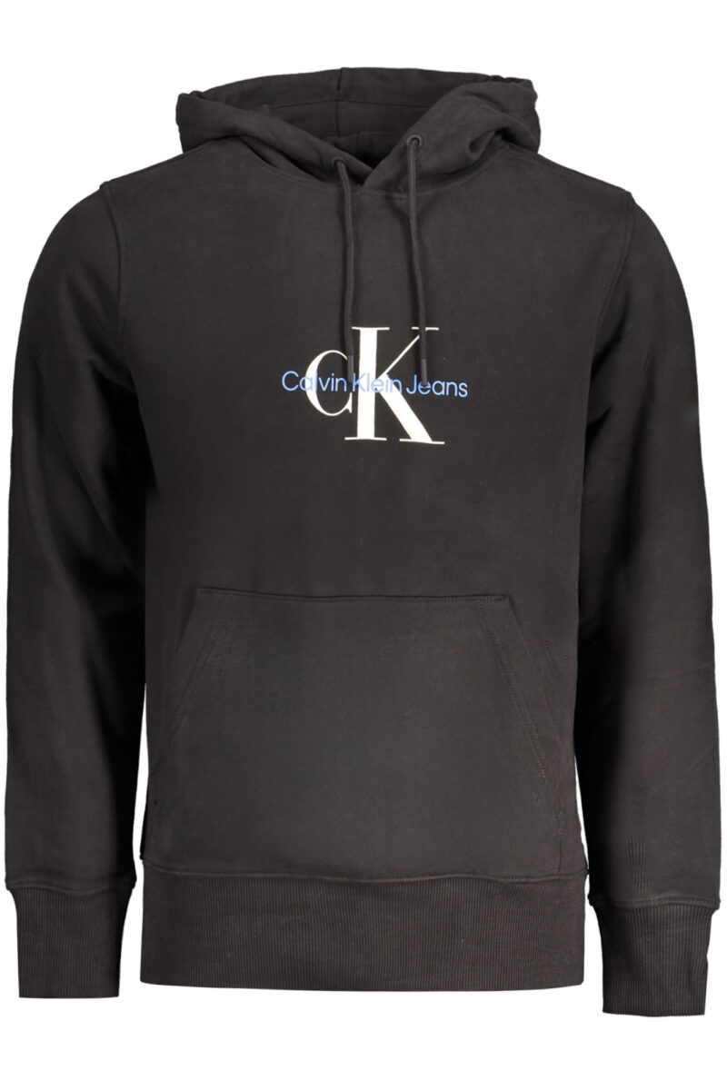 CALVIN KLEIN PÁNSKÁ MIKINA BEZ ZIPU ČERNÁ