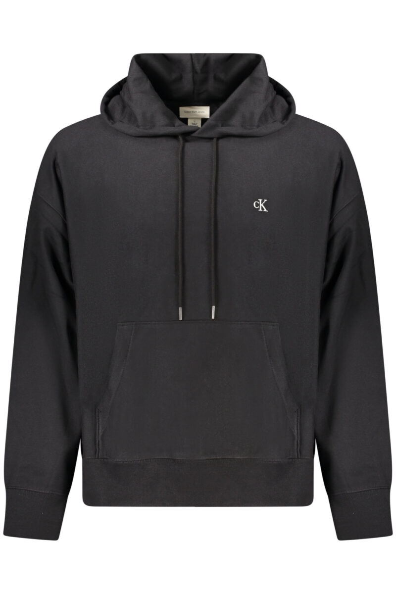 CALVIN KLEIN PÁNSKÁ MIKINA BEZ ZIPU ČERNÁ
