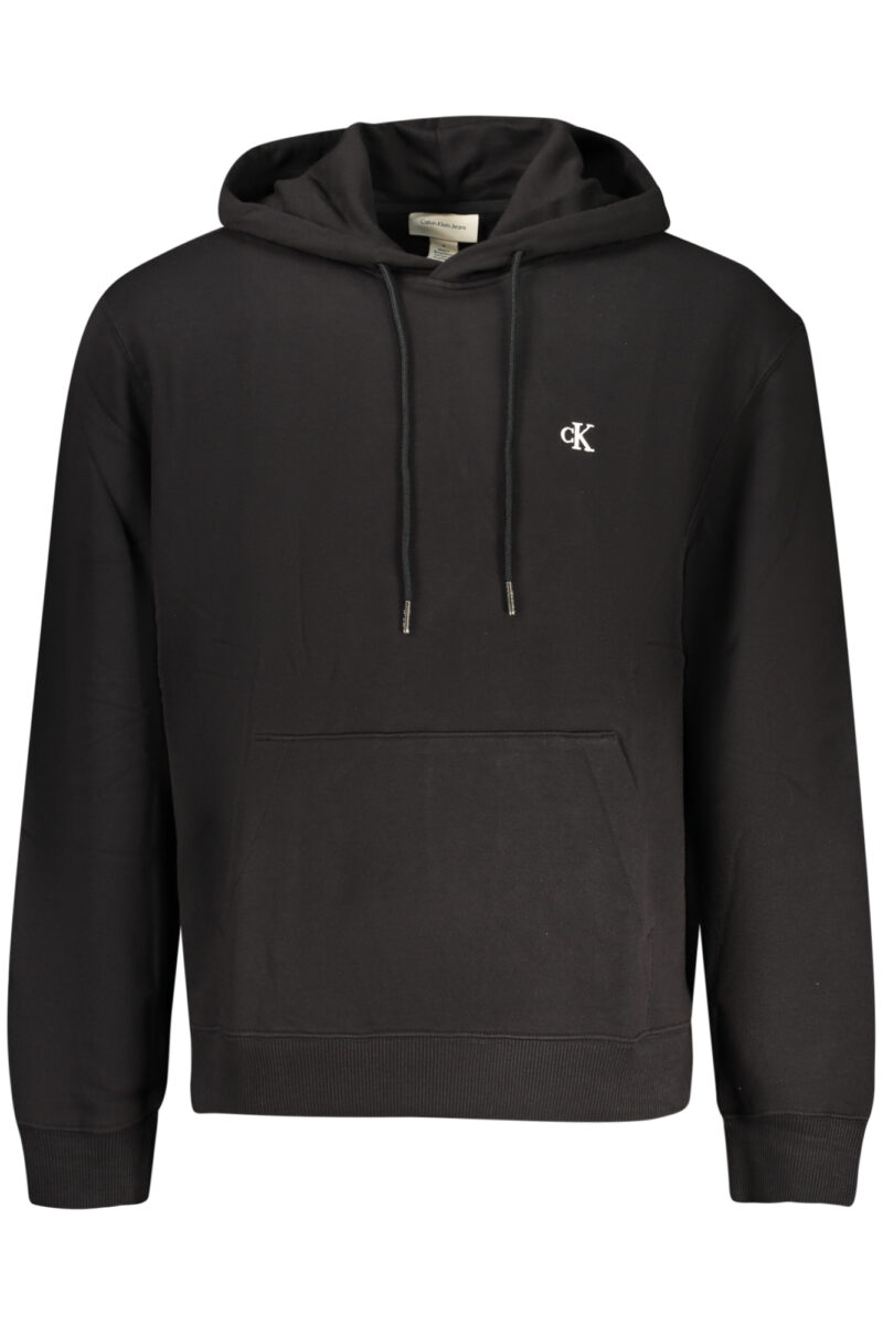 CALVIN KLEIN PÁNSKÁ MIKINA BEZ ZIPU ČERNÁ