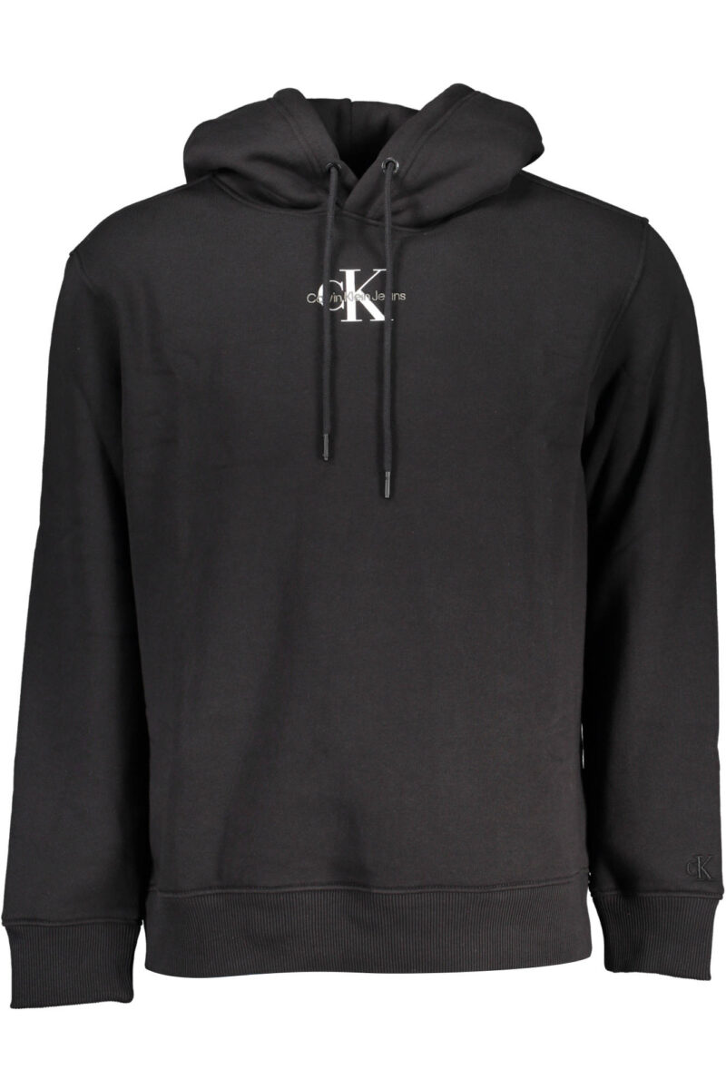 ČERNÁ MIKINA BEZ ZIPU PRO MUŽE CALVIN KLEIN