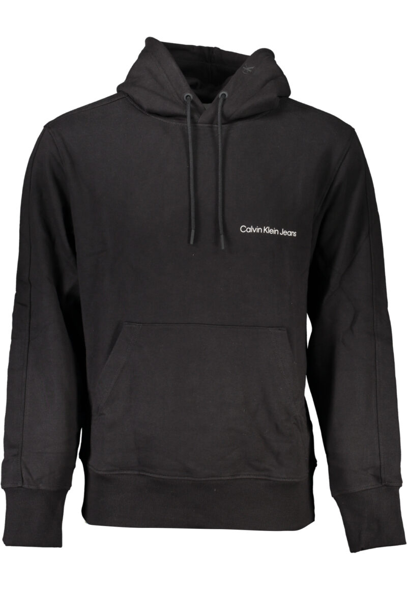 ČERNÁ MIKINA BEZ ZIPU PRO MUŽE CALVIN KLEIN