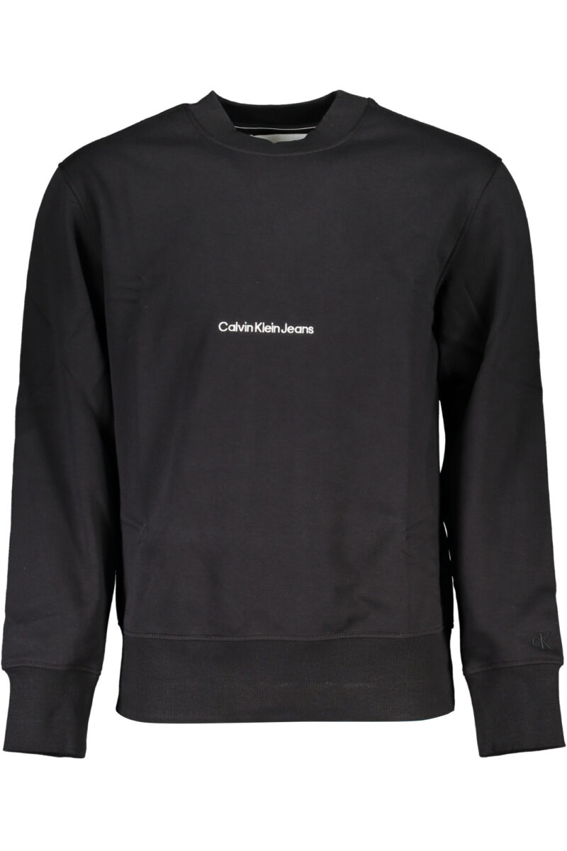 ČERNÁ MIKINA BEZ ZIPU PRO MUŽE CALVIN KLEIN