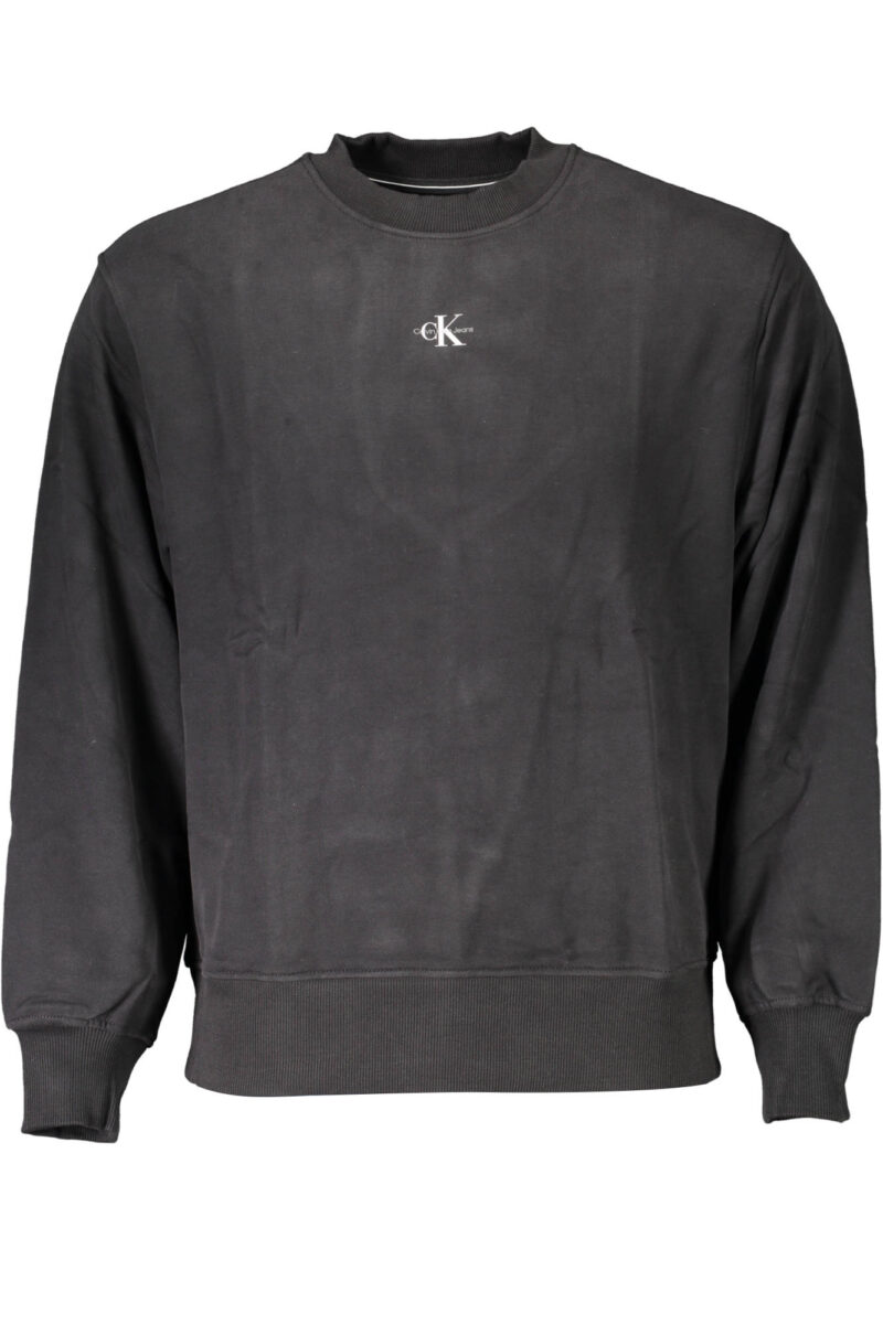PÁNSKÁ MIKINA BEZ ZIPU CALVIN KLEIN ČERNÁ