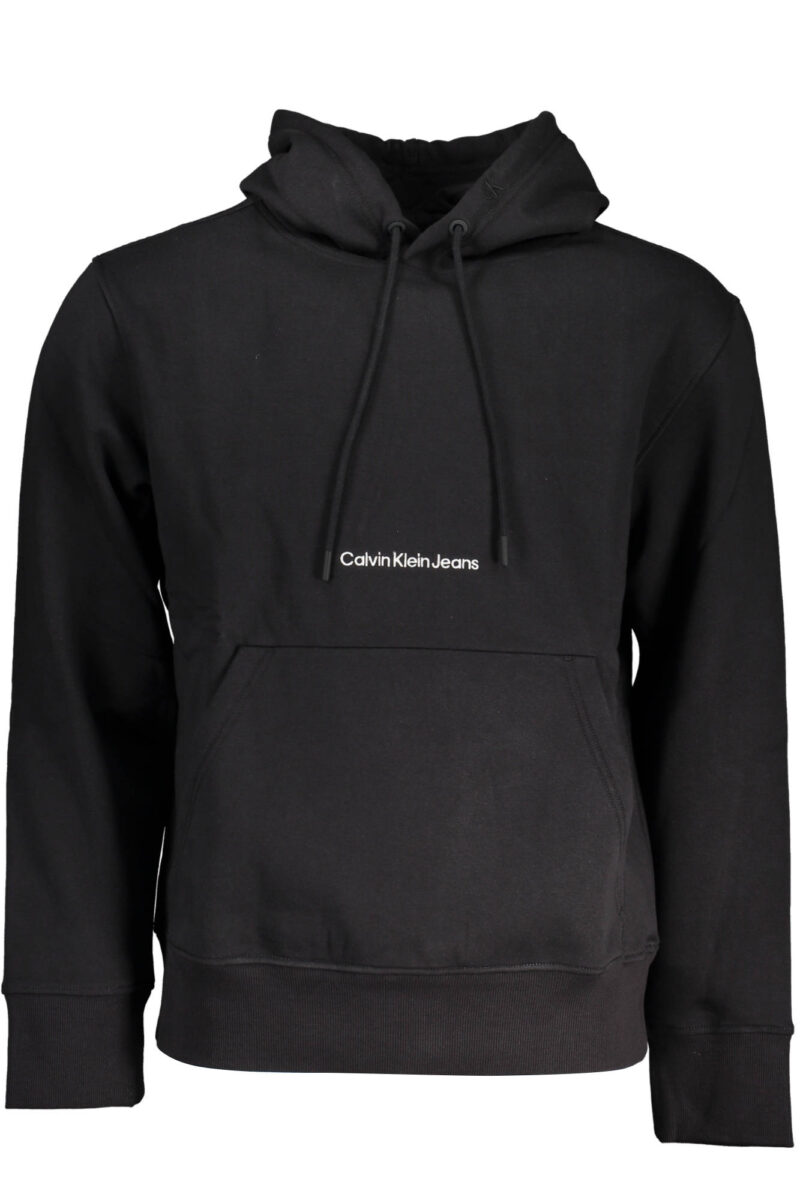 CALVIN KLEIN PÁNSKÁ MIKINA BEZ ZIPU ČERNÁ