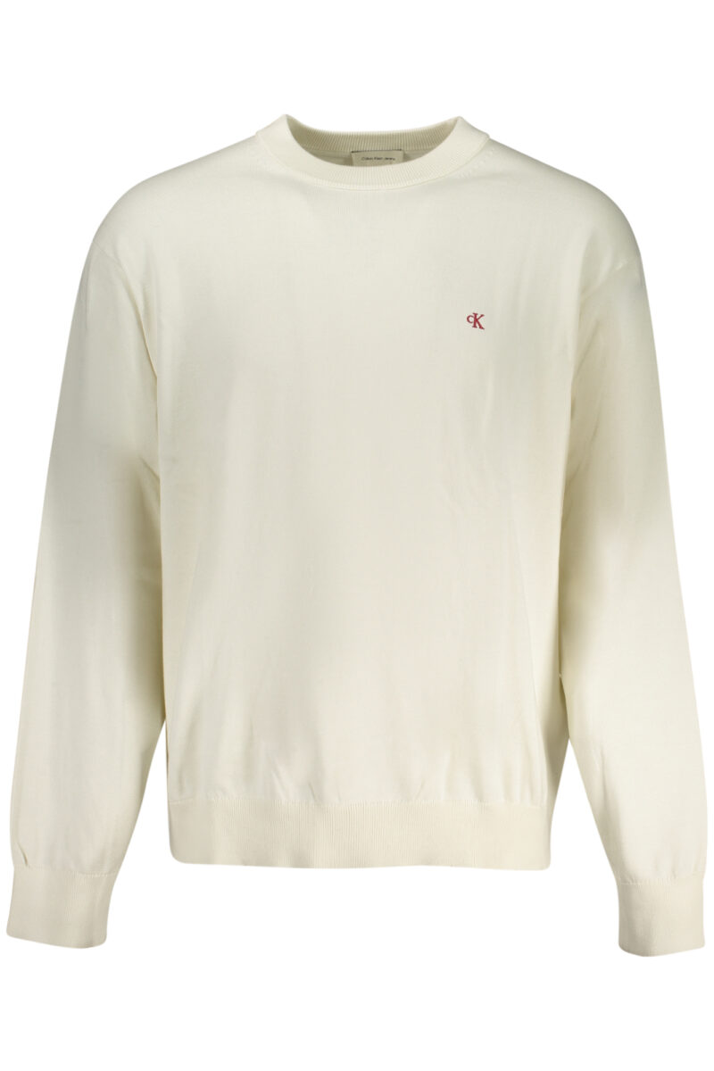 BÍLÝ SVETR PRO MUŽE CALVIN KLEIN