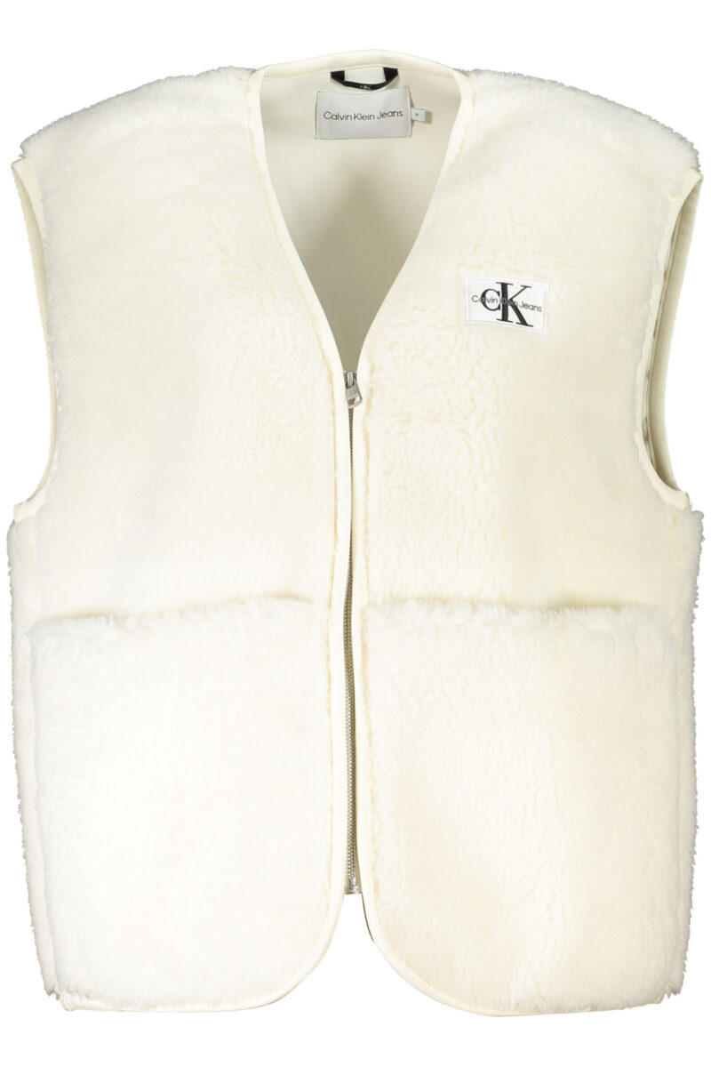CALVIN KLEIN DÁMSKÁ VESTA BEZ RUKÁVŮ BÍLÁ