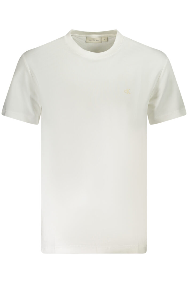 PÁNSKÉ TRIČKO S KRÁTKÝM RUKÁVEM CALVIN KLEIN BÍLÁ
