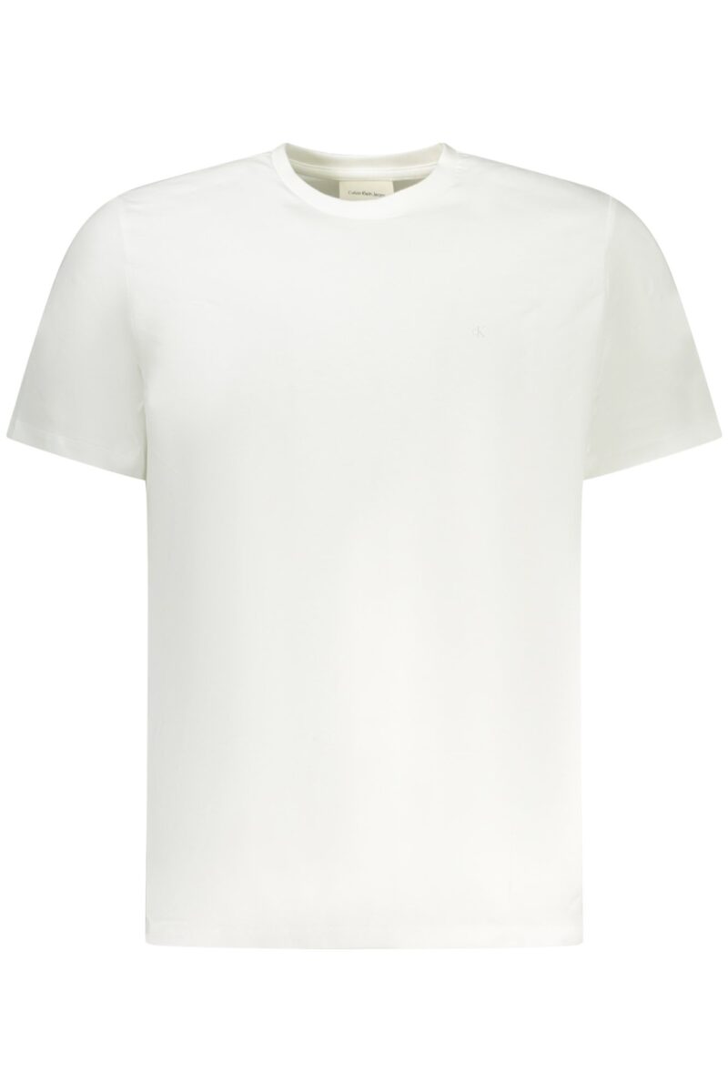 CALVIN KLEIN PÁNSKÉ TRIČKO S KRÁTKÝM RUKÁVEM BÍLÉ