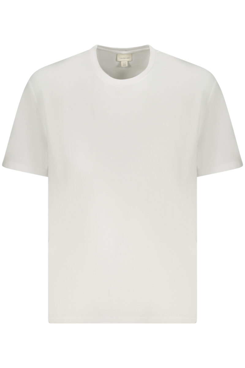 PÁNSKÉ TRIČKO S KRÁTKÝM RUKÁVEM CALVIN KLEIN BÍLÁ