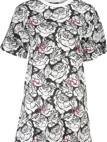 KRÁTKÉ ŠATY CAVALLI CLASS PRO ŽENY BÍLÉ